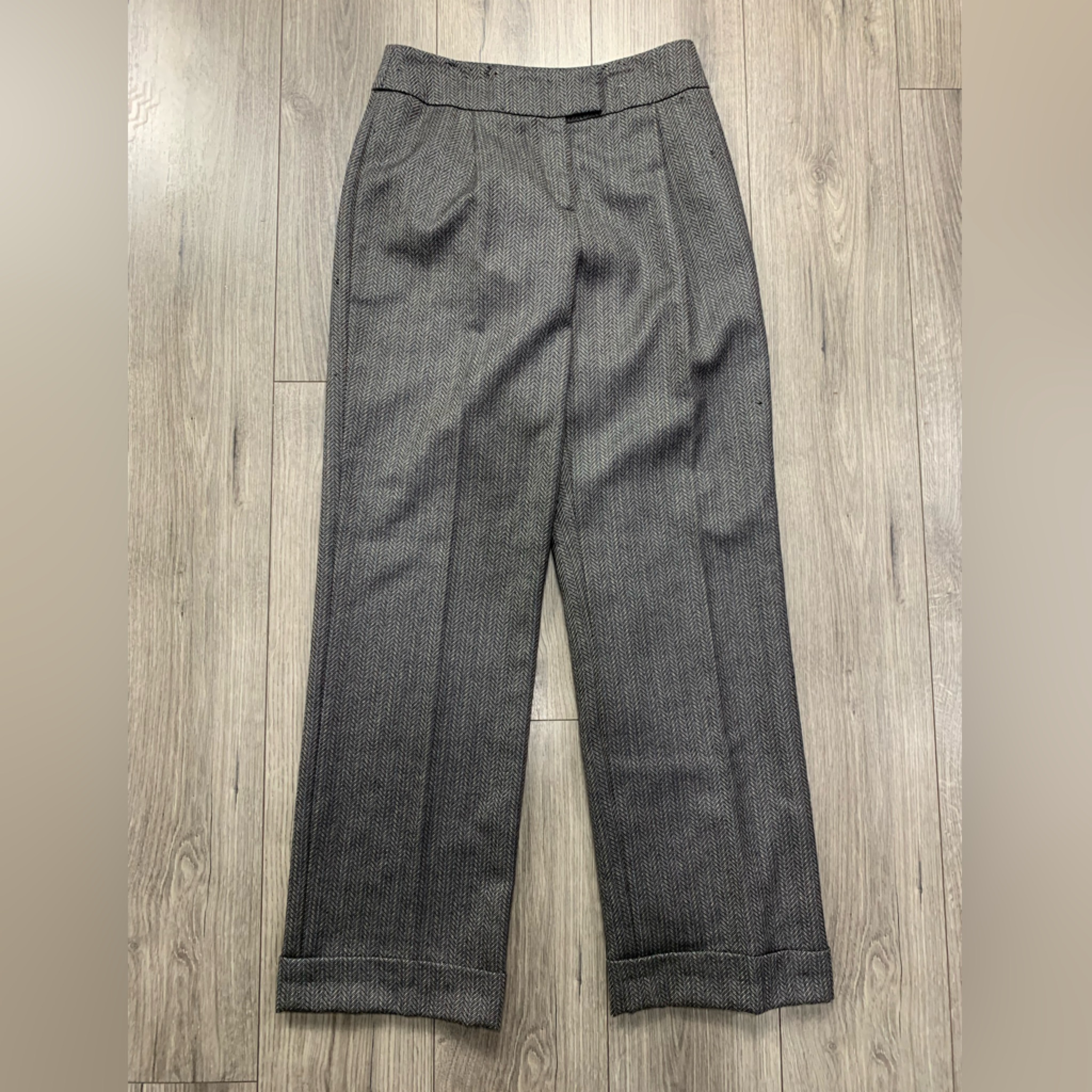 Double D Ranchwear Roger's Heritage Bone Trousers Pants Size 8